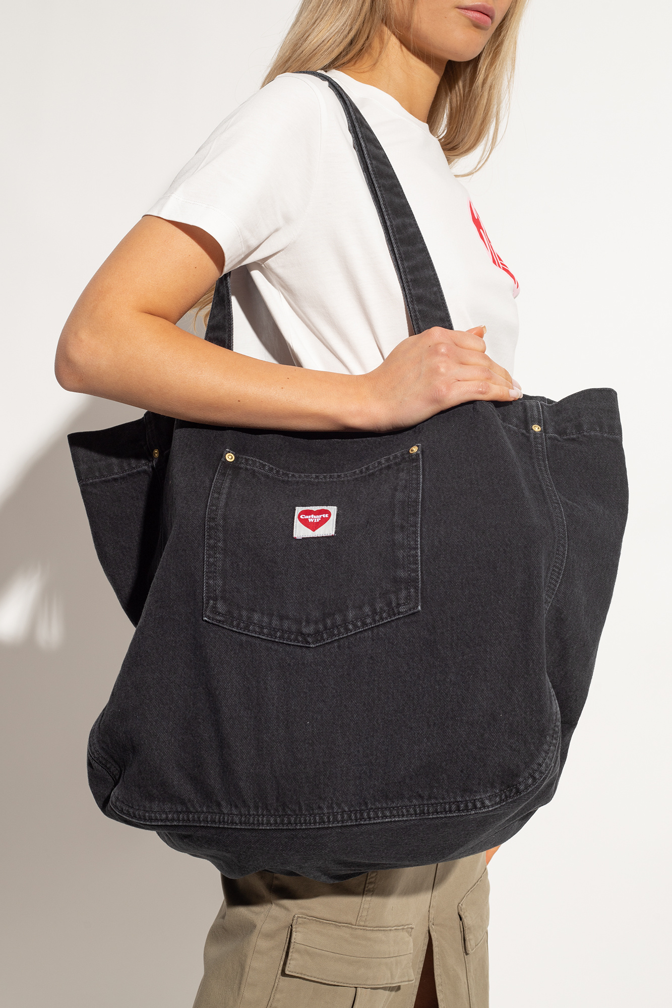 GenesinlifeShops Canada - Grey 'Natt' shopper bag Carhartt WIP